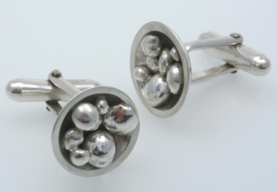 Concave cufflinks